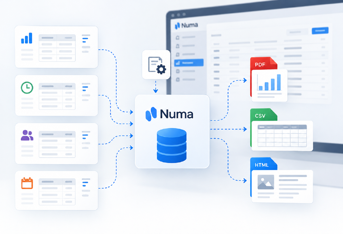 Genera los informes que ya tienes configurados